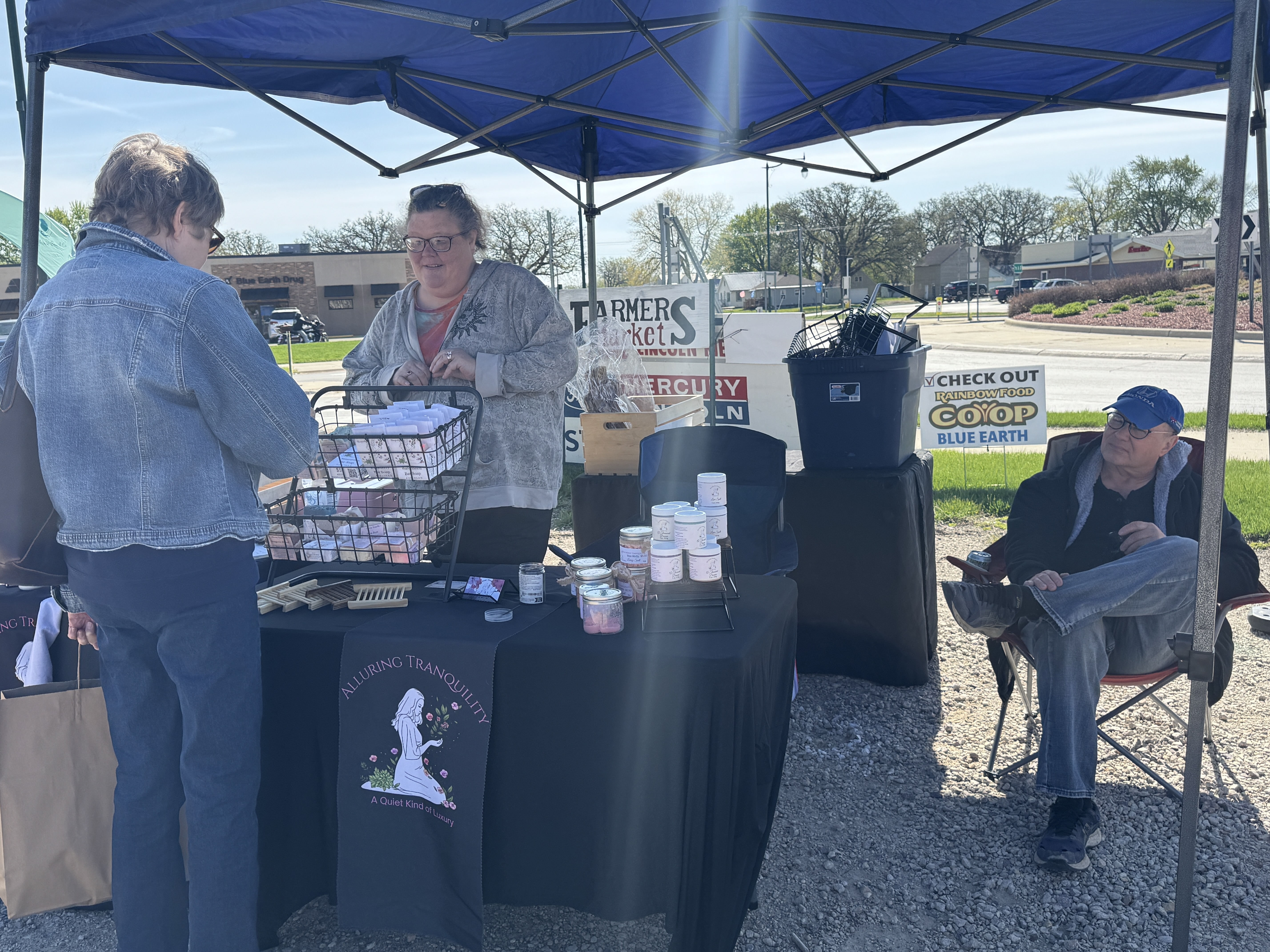 Alluring Tranquility at Blue Earth Community Market opening day